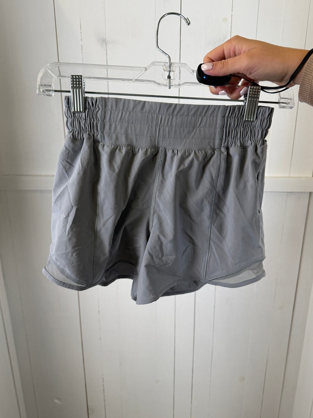 Lululemon Gray Athletic Activewear Shorts Size 2